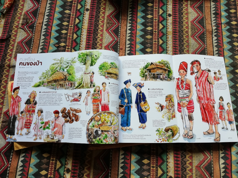 ตัวอย่าง คติคำสอนดั้งเดิม อาหารการกินและวิถีชีวิตที่ผูกพันกับธรรมชาติอย่างแน่นแฟ้นของคนพื้นเมืองชาวกะเหรี่ยงหลายกลุ่มคน ทางภาคเหนือในประเทศไทย จากนิตยสารสารคดีชุดกะเหรี่ยงคนของป่า “ออทีเกอตอที ออก่อเกอตอก่อ หมายถึง กินน้ำต้องรักษาน้ำ กินอยู่กับป่าต้องรักษาป่า”