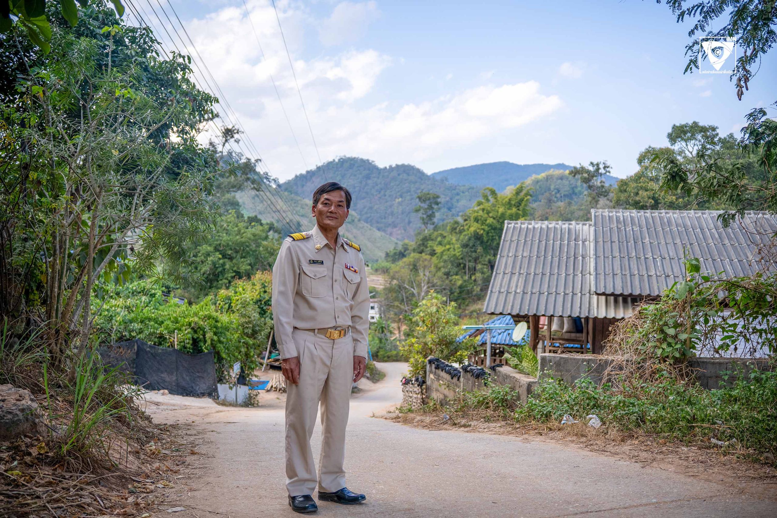 กำนันมานพ บุญยืนกุล ต.ท่าก๊อ อ.แม่สรวย จ.เชียงราย ภาพ: สุรชาติ สมณา
