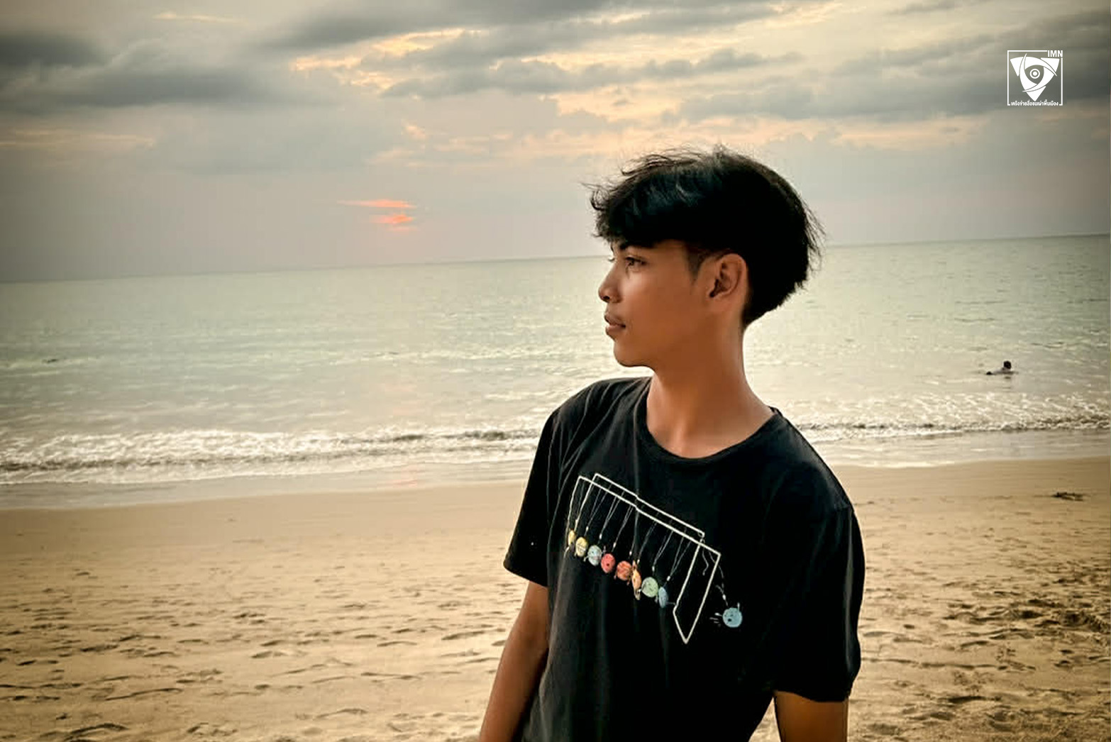 อารักษ์ เทพสง เยาวชนชนเผ่าพื้นเมืองจากกลุ่มชาติพันธุ์มอแกลน จากบ้านทับตะวัน อ.ตะกั่วป่า จ.พังงา ภาพ: อารักษ์ เทพสง