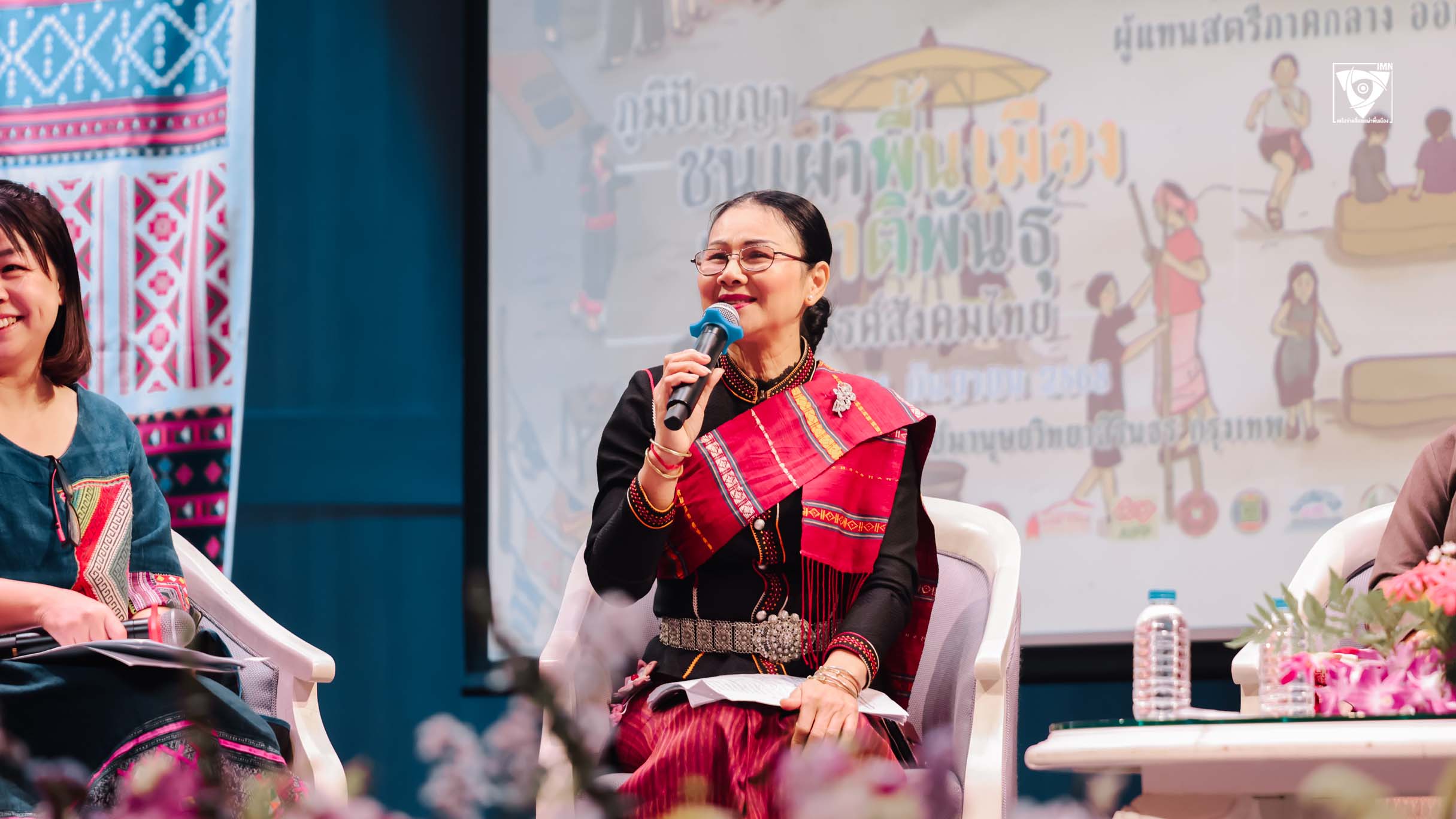 ภาวี กิ่งประทุม เลขาสมาคมชาติพันธุ์กูย และประธานสภาสตรีชาติพันธุ์ภาคอีสาน ภาพ: IMN-เครือข่ายสื่อชนเผ่าพื้นเมือง