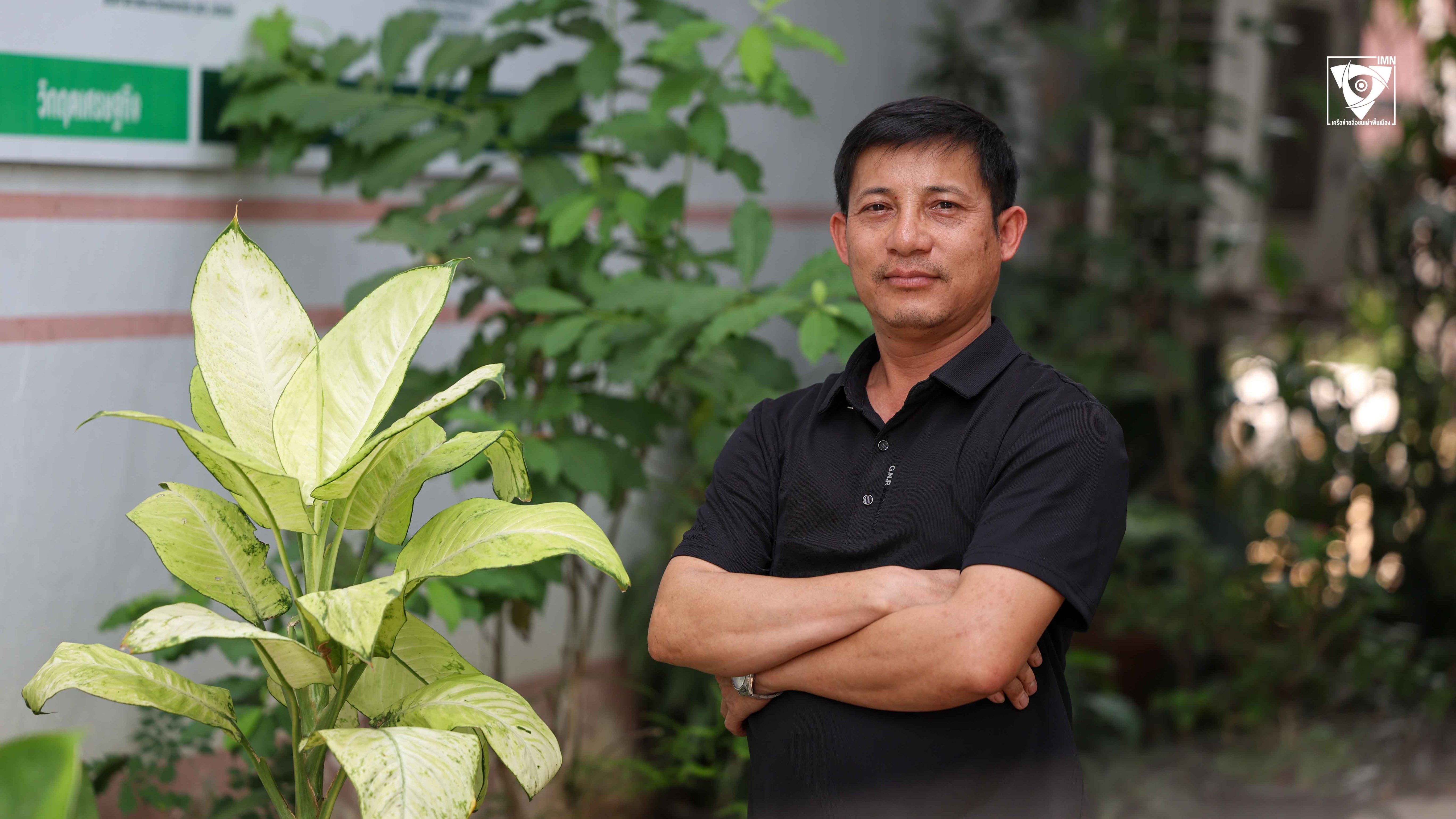 บุญชัย นิรุชากุล ครูใหญ่ประจำศูนย์การเรียนรู้มอวาคี ต.แม่วิน อ.แม่วาง จ.เชียงใหม่ ภาพ: Aafu; IMN-เครือข่ายสื่อชนเผ่าพื้นเมือง