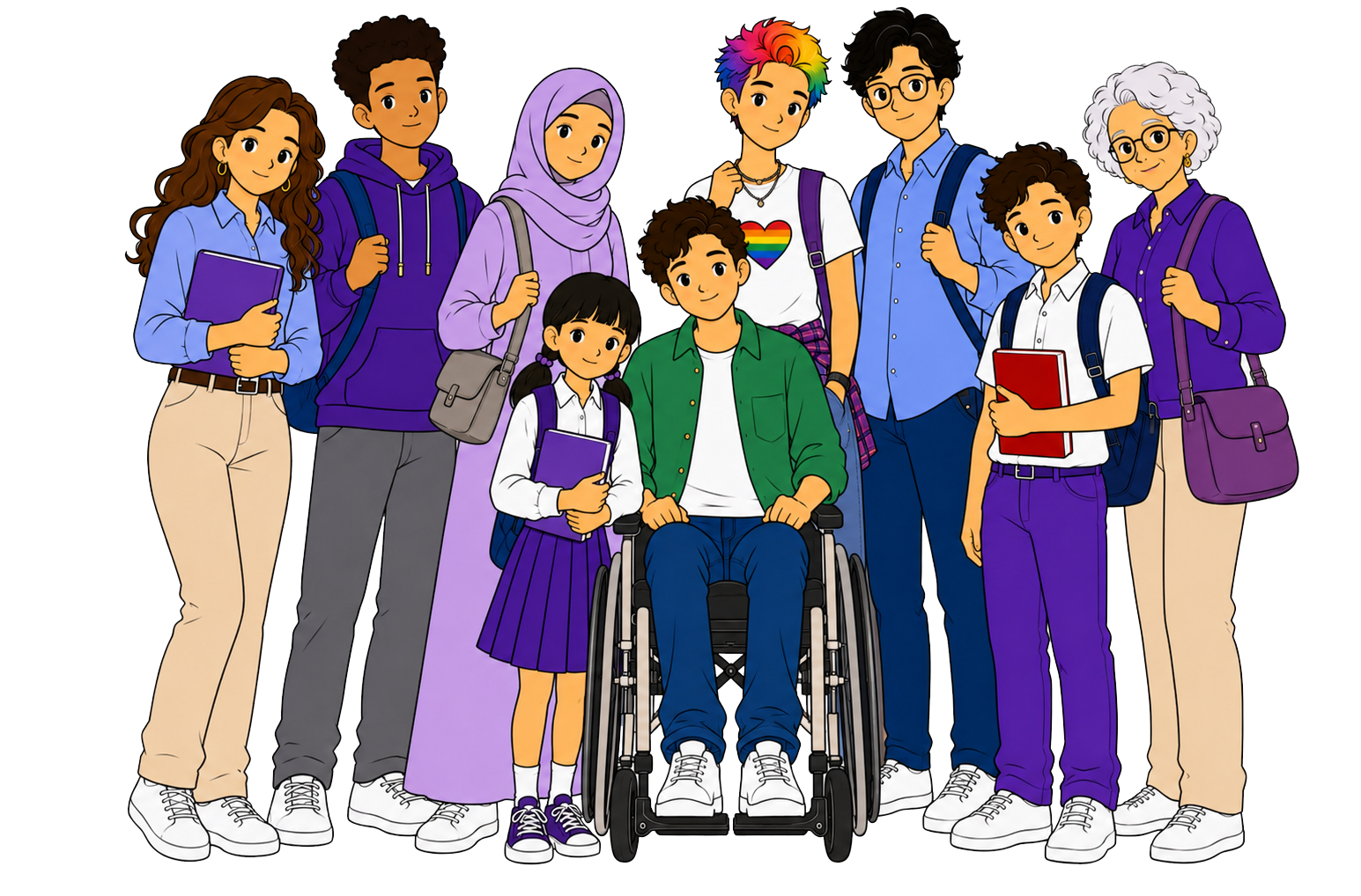 กลุ่มตัวละคร The Inclusion Lab